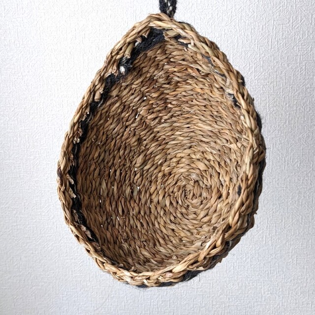 シーグラスのハンギングバスケット（B)