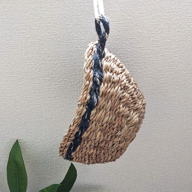 シーグラスのハンギングバスケット（B)