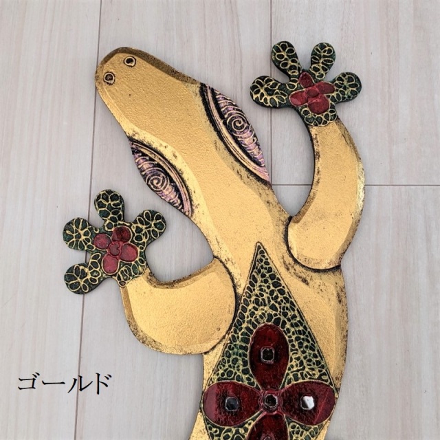 壁掛けゲコ（ゴールド・頭）