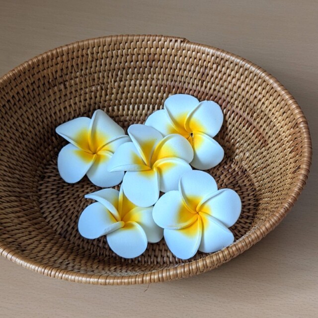 プルメリアの造花（５個セット）