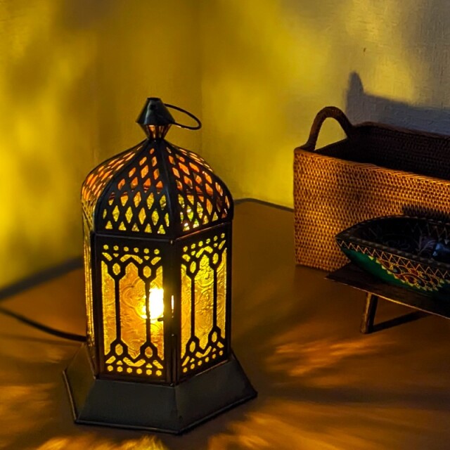 モロッカンランプ（グリーン・M）