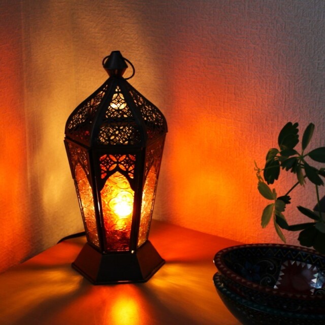 モロッカンランプ（オレンジ・M）