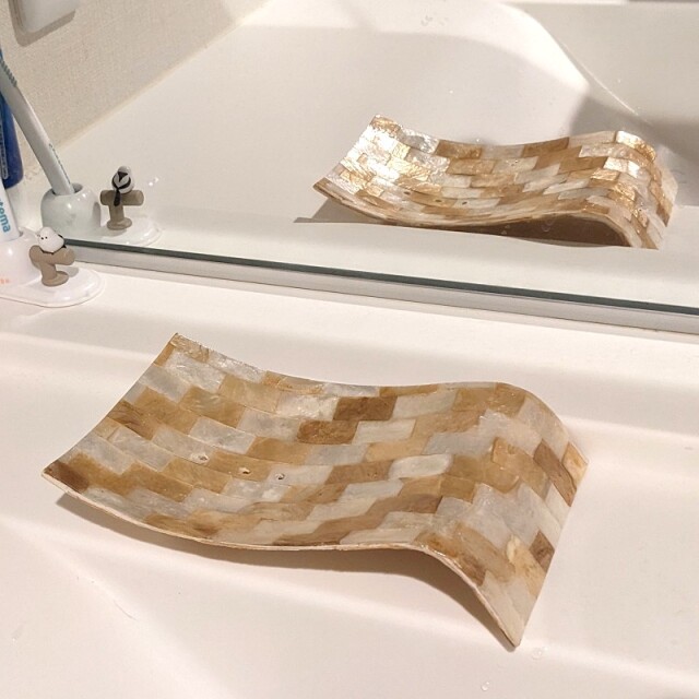 シェルのソープディッシュ（ウエーブ）使用イメージ