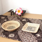 ラタンのミニトレー