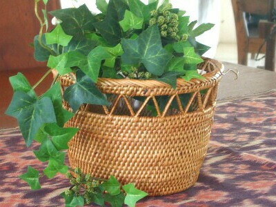 バリ雑貨　アタかご