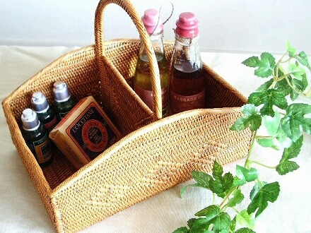 かご,バスケット,アタ製品,バリ雑貨