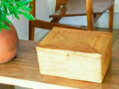 アタ製品　かご　ボックス　バリ雑貨