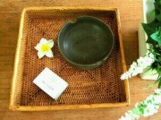 アタ製トレー　バリ雑貨