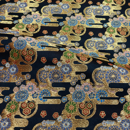 【銘品新品】京都老舗銘店「ゑり善」誂え長襦袢 薄緑色「花丸文様」袖無双仕立て 銘品新品】京都老舗銘店「ゑり善」誂え長襦袢 薄緑色「花丸文様