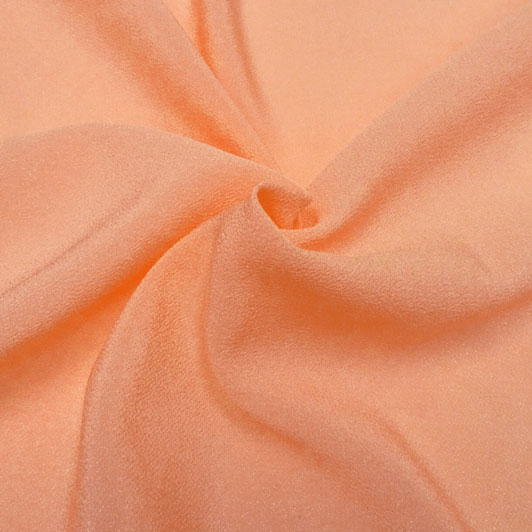 和柄 生地 一越ちりめん 無地 (全22色) 10cm単位 切り売り/20.さくら