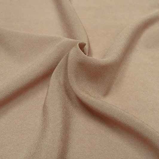 和柄 生地 一越ちりめん 無地 (全22色) 10cm単位 切り売り/21.亜麻色