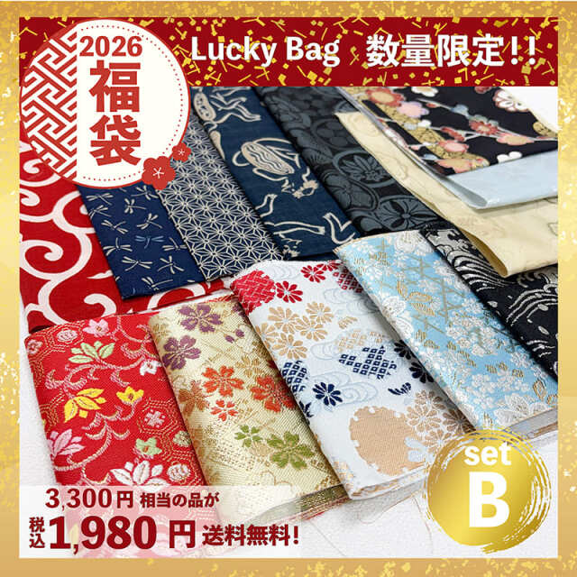 【数量限定！】2026年 新春 福袋 はぎれセットB/01.Bセット