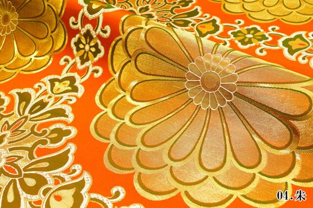 金襴生地販売 二釜菊丸柄の通販なら都香庵