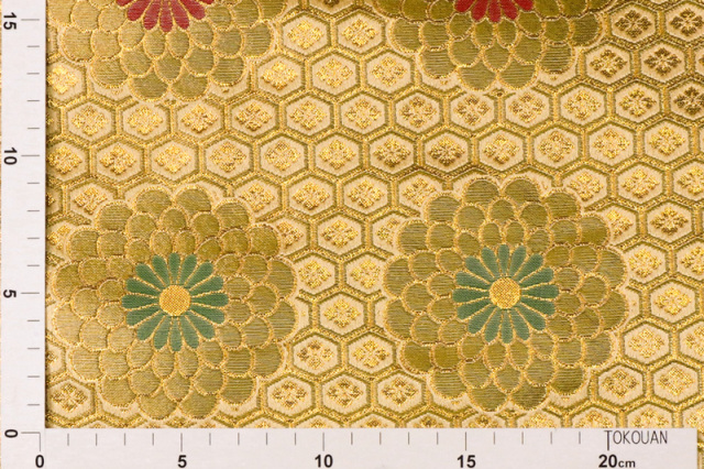 金襴緞子 菊 緑（A-17） 松 金 甘かっ 玉手箱他