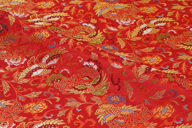 R*]14k ホビー・楽器・アート 金色と赤色の金属製鶏の彫刻