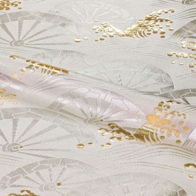 和柄 生地 金襴生地 片輪車 (全3色) 10cm単位 切り売り
