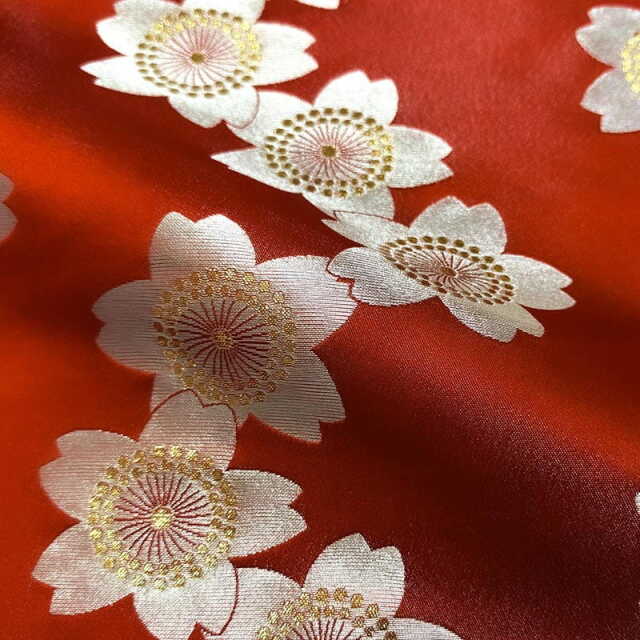 金襴大桜柄の生地販売なら都香庵