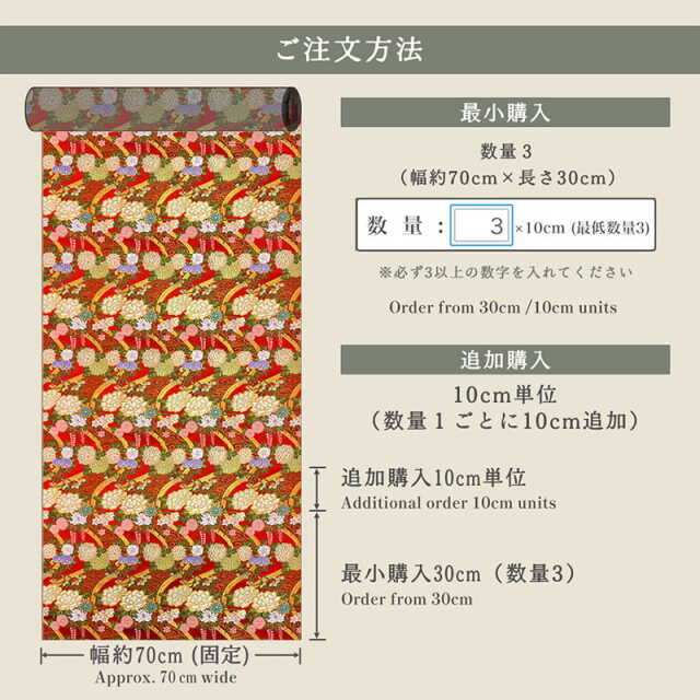 雅流 特撰本正絹 絹糸 8点まとめて 雅流水文（赤）柄の生地販売なら都香庵