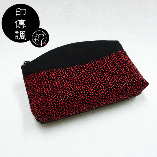 印傳調ポーチ(四)