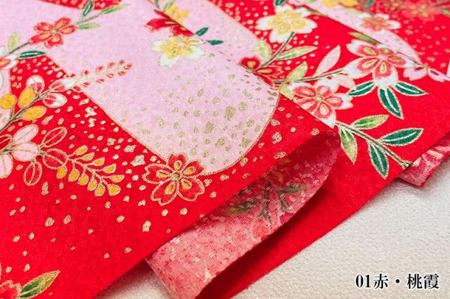 金彩友禅販売 花に流水柄の和柄生地通販なら都香庵