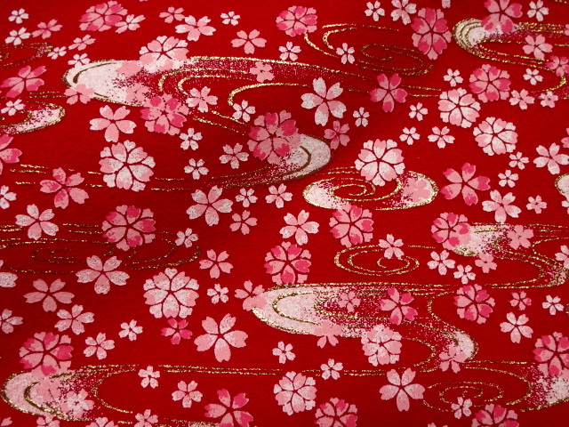 毛氈の通信販売 お雛様がさらに素敵になる水面桜柄のもうせん販売は都香庵