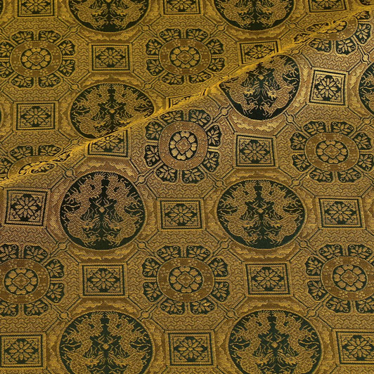 和柄 生地 京都 西陣織 正絹 錦裂 奈良裂紅文 10cm単位 切り売り