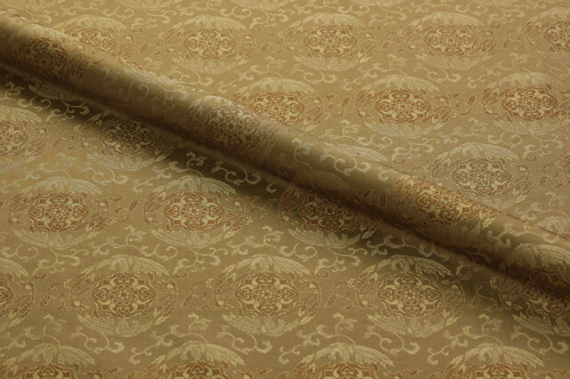 京西陣・正絹 錦裂 向い鳳凰華文柄の和風生地通信販売なら都香庵