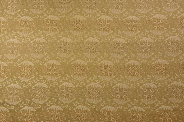 京西陣・正絹 錦裂 向い鳳凰華文柄の和風生地通信販売なら都香庵