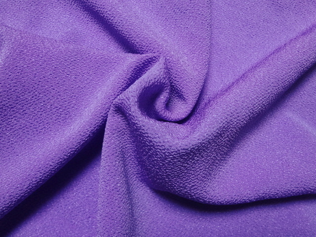 和柄 生地 京ちりめん 無地 (全27色) 10cm単位 切り売り