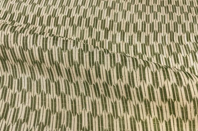 本麻の販売 和柄 生地 矢絣 小(常盤)の通信販売の都香庵