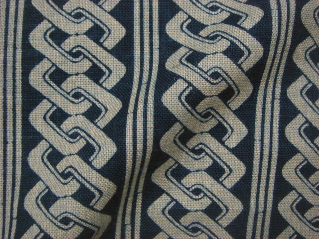 和柄 生地 モーリークロス 綿 吉原繋ぎ 1m単位 切り売り