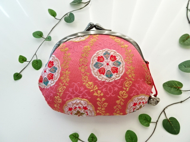 金襴 がま口 立涌華文