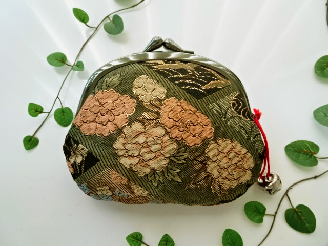 金襴 がま口 檜垣文