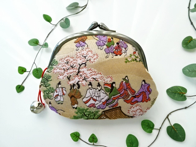 金襴 がま口 源氏絵巻（巻の五）