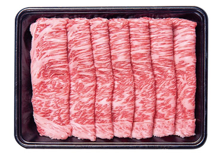 【早期割引商品】北海道産　黒毛和牛すき焼用（ロース）　【１２５】