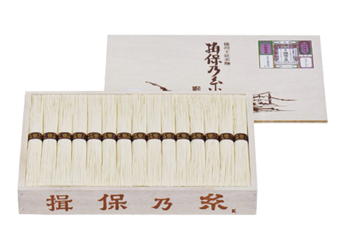 揖保乃糸　縒つむぎ（北海道産小麦使用）１５００ｇ　ＯＮ－５０Ｃ　【３７１】