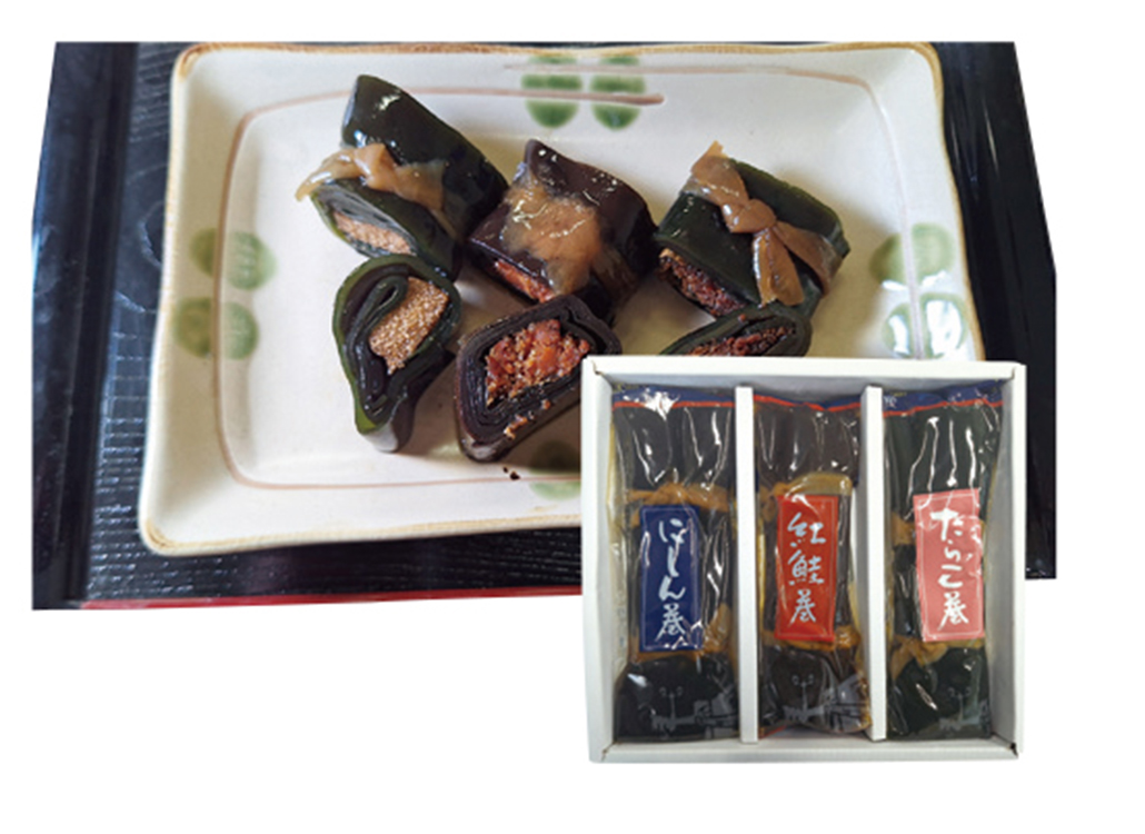 小松食品　海の四季昆布巻３本セットＲ　【４３７】