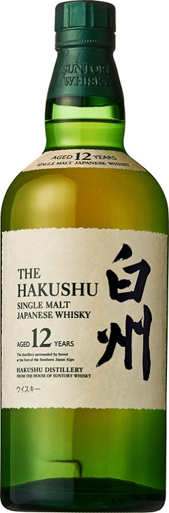 【販売終了（限定数量に達しました）】サントリー　シングルモルトウイスキー　白州１２年７００ｍｌ(箱なし)