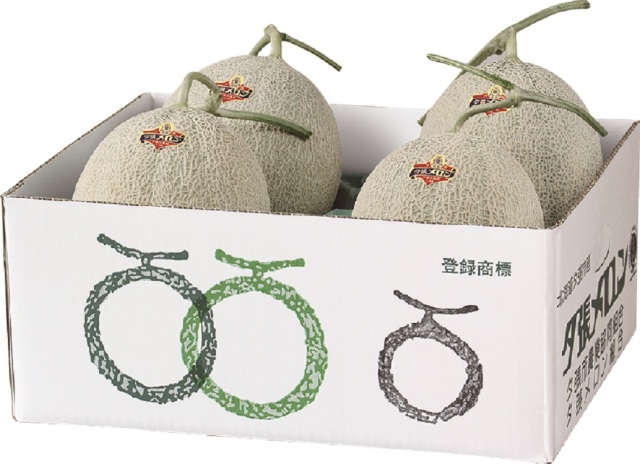 夕張メロン　優品　４玉入（１玉／約２ｋｇ）　【００４】