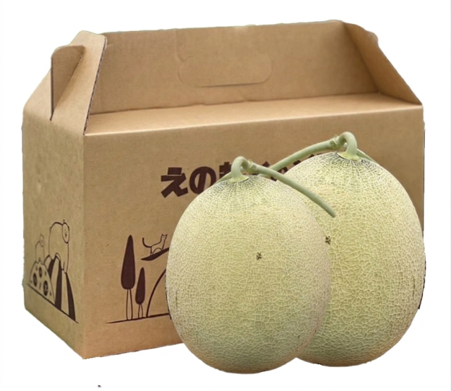 富良野市山部地区　榎本農園　キングメルティ秀品　２玉入（１玉／約１．６Kｇ）　　【０３１】