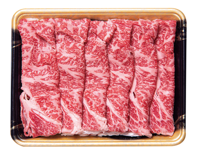 【早期割引商品】北海道産　白老牛　すき焼用（ロース）　【１１６】