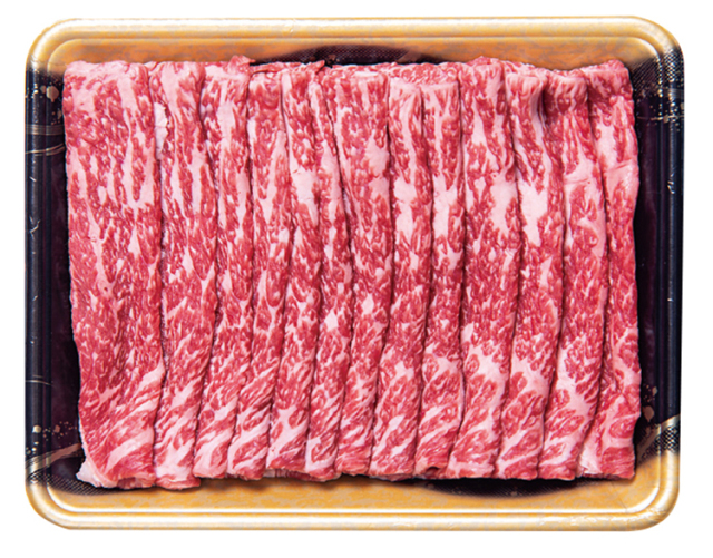 【早期割引商品】北海道産　白老牛　すき焼用（モモ）　【１１７】