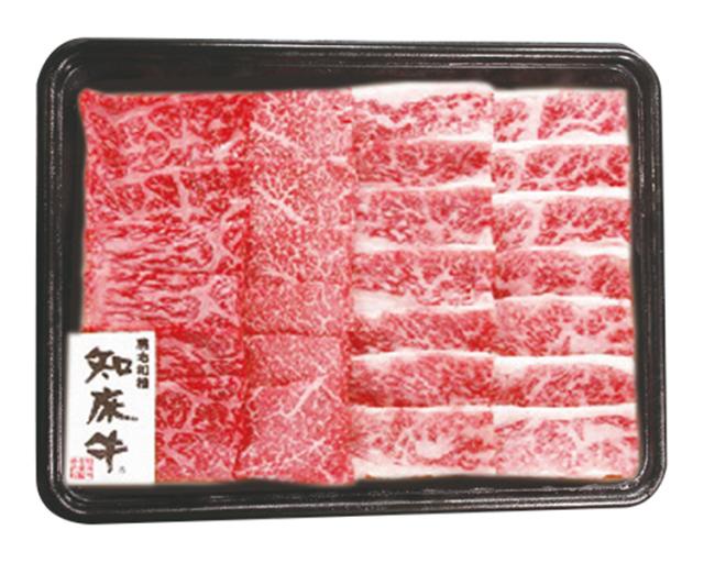 【早期割引商品】北海道産　知床牛　焼肉セット（モモ・バラ）　【１２３】