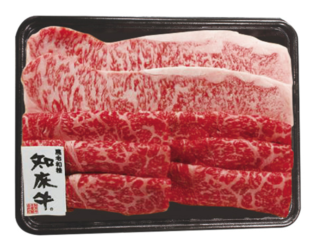 【早期割引商品】北海道産　知床牛　サーロインステーキ＆モモすき焼セット　【１２４】