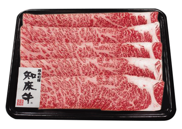 【早期割引商品】北海道産　知床牛　すき焼用（肩ロース）　【１２６】