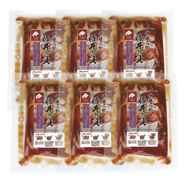 【早期割引商品】北海道産原料肉使用　にくのくに北海道ＳＰＦ豚ロース豚丼の具６食セット　ＰＭＧ－３０Ａ　【１２６】