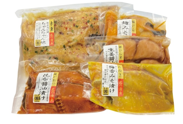 丸加水産 漬け魚トモエの５人衆セット １６１