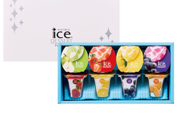 ひととえ　凍らせて食べる　アイスデザート～国産フルーツ入り～８号　ＩＤＦ－２０　【２５６】