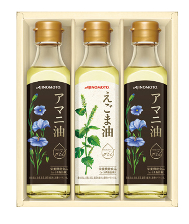 ＡＪＩＮＯＭＯＴＯＧＩＦＴ　えごま油＆アマニ油ギフト　ＥＧＡ－３０Ｎ　【４０９】