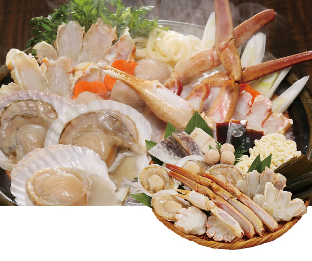 カネコメ田中水産　たらばがにとずわいがにの鍋セット　【０９０】